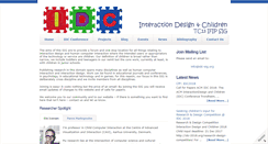Desktop Screenshot of idc-sig.org